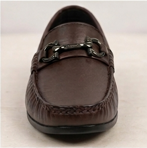 Chocolate Brown Horsebit Loafer