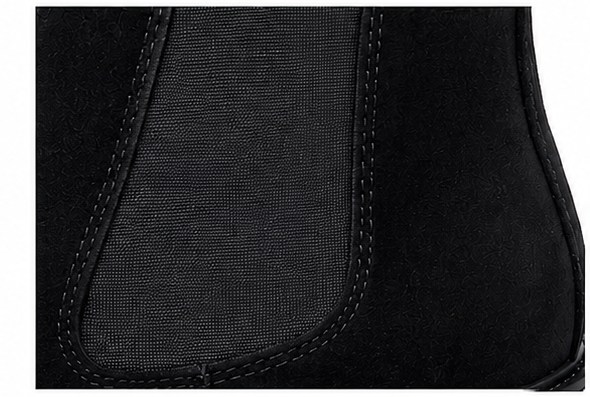 Black Suede Chelsea Boot