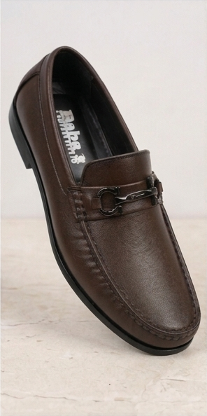 Chocolate Brown Horsebit Loafer